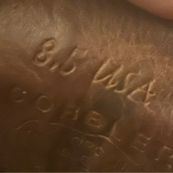 Bed Stu Rose Cap Toe Oxford Distressed Brown Leather Laceless 8.5 - Picture 9 of 10